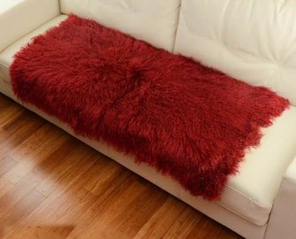 Κίνα Sheepskin μαλλιού 10 15cm μεγάλη κουβέρτα περιοχής, Sheepskin κουβέρτα δρομέων για την κάλυψη καθισμάτων εγχώριων καναπέδων προμηθευτής