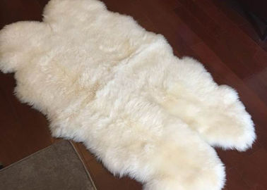 Κίνα Sheepskin θερμών τετραγώνων ελεφαντόδοντου 4 X 6 κουβέρτα 140 *180cm άνετο για τις καλύψεις καθισμάτων καναπέδων προμηθευτής