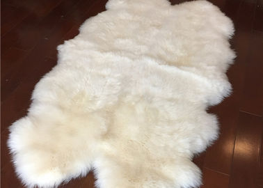 Κίνα Πραγματικό Sheepskin Sheepskin της Νέας Ζηλανδίας μαλλιού κουβερτών φυσικό άσπρο μακρύ τετράγωνο ταπήτων προμηθευτής