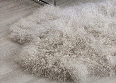 Κίνα Μογγολική Sheepskin πραγματική ζωική γούνα χρώματος της Tan εγχώριων εξαρτημάτων κουβερτών μεγάλου μεγέθους προμηθευτής