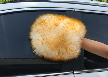 Κίνα Και ο δύο δευτερεύον Lambswool Sheepskin γάντι πυγμαχίας πλυσίματος αυτοκινήτων για το αυτοκίνητο που καθαρίζει/που γυαλίζει προμηθευτής