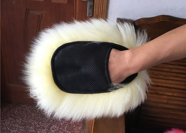 Κίνα Μαλακό Sheepskin καθαρό μερινός μαλλί γαντιών πυγμαχίας πλυσίματος αυτοκινήτων για τη μείωση των σημαδιών στροβίλου προμηθευτής