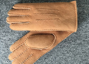Κίνα Sheepskin γάντια χειμερινών δάχτυλων δέρματος, γνήσια Sheepskin ακραία γάντια κρύου καιρού προμηθευτής