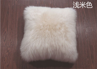 Κίνα Lambswool βελούδου πολυτέλειας 45*45cm χρώμα κρέμας μαξιλαριών καθισμάτων για την εγχώρια διακόσμηση προμηθευτής