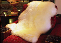 Πραγματικό Sheepskin αυστραλιανό μακρύ μαλλί φυσικό άσπρο 2*3feet κουβερτών 100%