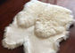 Γνήσιο άσπρο Sheepskin δέρμα 70 προβιών κουβερτών μακρυμάλλες μονό κομμάτι x110cm προμηθευτής