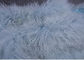 Μογγολικό Sheepskin πολυτελές 60 x120cm άσπρο μακρύ σγουρό θιβετιανό Sheepskin κουβερτών προμηθευτής