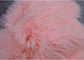 Το μογγολικό Sheepskin ροζ κουβερτών έβαψε την πρόσθετη μακρυμάλλη θιβετιανή περιποίηση ενδυμάτων γουνών αρνιών προμηθευτής