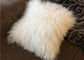 Η μογγολική γουνών μαξιλαριών δασύτριχη πραγματική γούνα προβάτων κρέμας θιβετιανή ρίχνει το μαξιλάρι 18 προμηθευτής