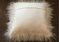 Η μογγολική γουνών μαξιλαριών δασύτριχη πραγματική γούνα προβάτων κρέμας θιβετιανή ρίχνει το μαξιλάρι 18 προμηθευτής