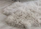 Μογγολική Sheepskin πραγματική ζωική γούνα χρώματος της Tan εγχώριων εξαρτημάτων κουβερτών μεγάλου μεγέθους προμηθευτής