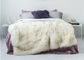 Μεγάλη μογγολική σγουρή πραγματική Sheepskin κουβέρτα θερμή με το μακρυμάλλες θιβετιανό μαλλί προμηθευτής