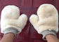 Lambswool καθαρίζοντας γάντι πυγμαχίας για την πλύση αυτοκινήτων, κοντό Sheepskin τρίχας γάντι πυγμαχίας πλυσίματος  προμηθευτής