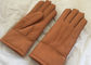 Μερινός ευθυγραμμισμένα Lambswool γάντια, Sheepskin Shearling των γυναικών γάντια αδιάβροχα προμηθευτής