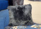 Βαμμένη άνετη Lambswool γνήσια μερινός γούνα μαξιλαριών καθισμάτων για την κράτηση θερμός προμηθευτής