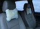 Lambswool Headrest καθισμάτων αυτοκινήτων μαξιλάρι μαξιλαριών λαιμών, χνουδωτό μαξιλάρι υποστήριξης λαιμών αυτοκινήτων τριχών  προμηθευτής