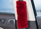 Ο cOem που βάφεται χρωματίζει τα μαξιλάρια ώμων καλύψεων ζωνών ασφαλείας αυτοκινήτων με το μακρύ μαλακό μαλλί προμηθευτής