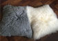 sheepskin σγουρό μαλλιού μαξιλάρι προβιών κάλυψης μαξιλαριών μαλλιού μαξιλαροθήκης μογγολικό προμηθευτής