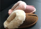 Γυναικείο χειμερινές θερμές παντόφλες των γνήσιων Sheepskin παντοφλών μουλαριών γυναικών μη ολίσθησης σκληρών μόνων προμηθευτής