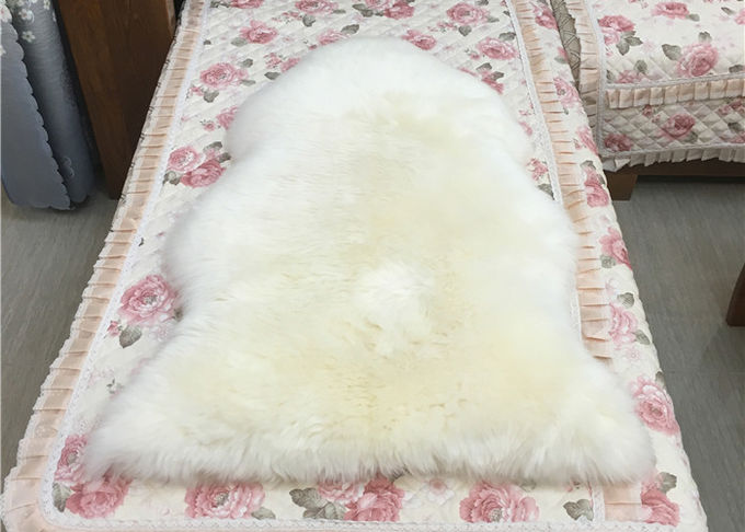 Γνήσιες Sheepskin κρεβατοκάμαρων κουβέρτες, πραγματικό Sheepskin 4 δερμάτων κάλυμμα 120x180cm