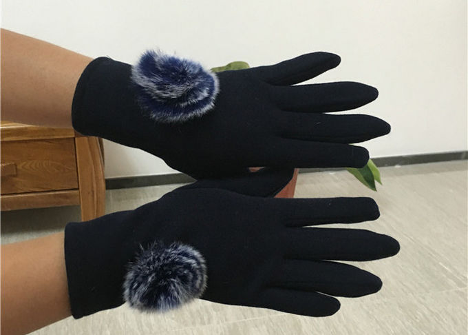 Σκοτεινά γκρίζα γάντια οθόνης γυναικείας αφής, χειμερινά γάντια με τα δάχτυλα οθόνης αφής 