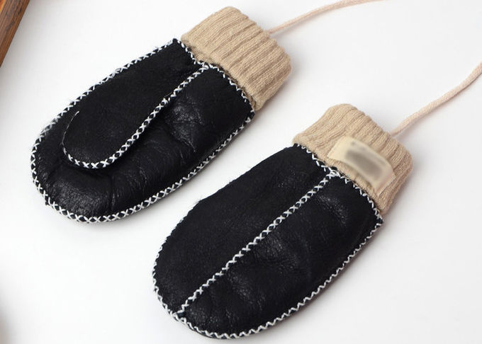 Sheepskin νηπίων γάντια σουέτ για τα αγόρια και τα κορίτσια S, Μ, μέγεθος Λ