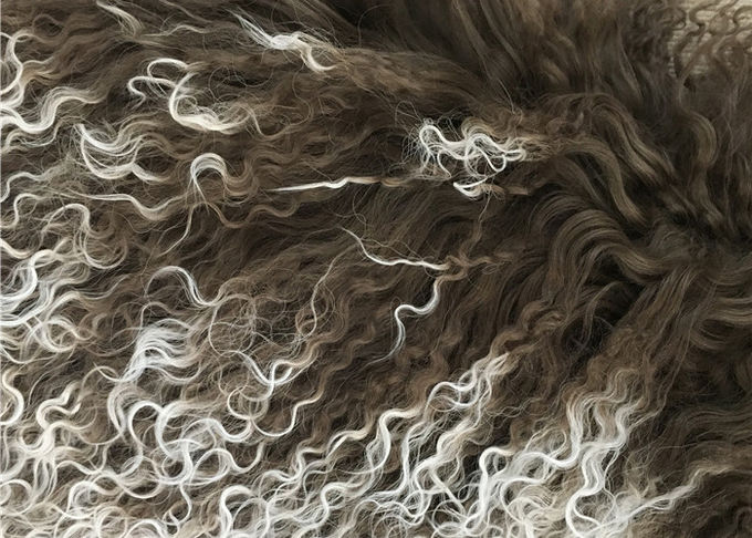 Πραγματικό Sheepskin θιβετιανό μογγολικό μαξιλάρι 12 καφέ γουνών αρνιών μαλλιού ορθογώνιος ΝΈΟΣ " *20»