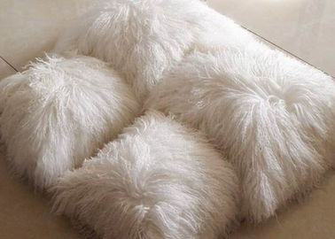 Κίνα Ο μογγολικός Sheepskin μαξιλαριών γουνών μακρύς σγουρός άσπρος θιβετιανός καναπές μαλλιού αρνιών ρίχνει προμηθευτής