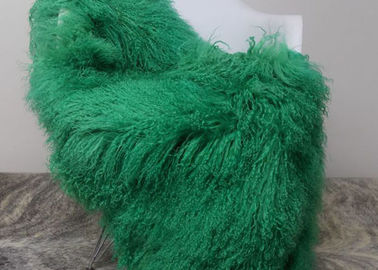 Κίνα Η μαλακή βαμμένη μογγολική Sheepskin πολυτέλειας κουβέρτα για τον καναπέ κρεβατιών διακοσμητικό ρίχνει τα καλύμματα  προμηθευτής