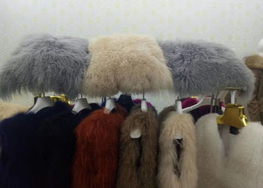 Κίνα Ένα πλαισιωμένο μογγολικό οσφυικό μαξιλάρι αρνιών, μογγολικό Sheepskin 16*16 ρίχνει τα μαξιλάρια  προμηθευτής