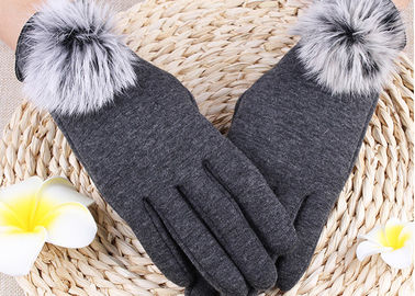 Κίνα Γάντια των χειμερινών γυναικών με τα άκρα δακτύλου οθόνης αφής, μαλακά γάντια για την τηλεφωνική χρήση κυττάρων  προμηθευτής
