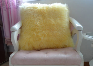 Κίνα Sheepskin Shearling Lambswool διπλάσιο μαξιλαριών καθισμάτων που πλαισιώνεται για το κρεβάτι/καναπές διακοσμητικός προμηθευτής