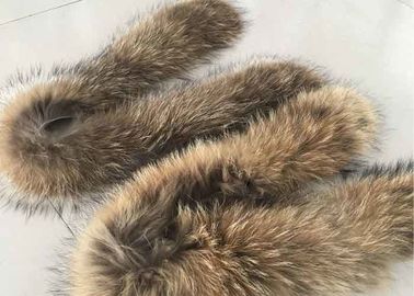 Κίνα Καφετής πραγματικός κατά του μαζέματος θερμός περιποίησης περιλαίμιων γουνών ρακούν για το χειμερινό παλτό γυναικών προμηθευτής