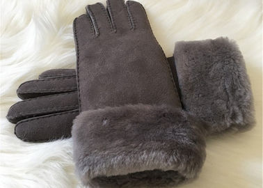 Κίνα Sheepskin Shearling φορά γάντια στα ράβοντας χειμερινά γάντια γουνών γυναικείων αρνιών γυναικών χεριών προμηθευτής