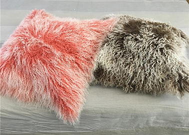 Κίνα Ορθογώνια ζωηρόχρωμη μογγολική κάλυψη μαξιλαριών αρνιών, μαλακά συγκεχυμένα διακοσμητικά μαξιλάρια  προμηθευτής