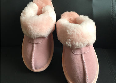 Κίνα Sheepskin παιδιών της ΑΥΣΤΡΑΛΙΑΣ χειμερινά θερμά εσωτερικά παπούτσια κάστανων παντοφλών προμηθευτής