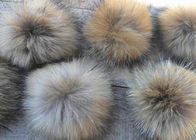 Προσαρμοσμένα περιλαίμιο χρώμα/μέγεθος γουνών ρακούν υφάσματος σατέν για τα εξαρτήματα Karpa σακακιών