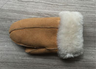 Χέρι - γίνοντα θερμότερα Sheepskin γάντια για τις κυρίες με το μέγεθος μανσετών 5 - 6cm