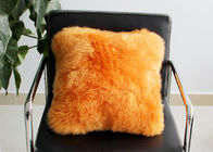 Τα μακριά διακοσμητικά μαξιλάρια μαλλιού για τον καναπέ, προεδρεύουν της καφετιάς γούνας ρίχνουν την κάλυψη μαξιλαριών