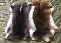 Κίνα Μαυρισμένο προσαρμοσμένο γούνα μέγεθος δερμάτων κουνελιών Rex χλόης για τα εξαρτήματα/ιματισμός επιχείρηση
