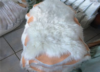 100% Sheepskin Faux πολυεστέρα σαφής λευκός cOem καθιστικών 100*100 εκατ. κουβερτών