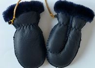 Sheepskin Shearling των κλασικών παιδιών γάντια, γνήσια γάντια Sueded αρνιών για το μωρό