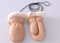 Κίνα 3 - 8 Sheepskin των παιδιών ετών θερμότερα γάντια με το προσαρμοσμένο λογότυπο επιχείρηση