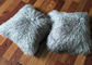 Πλαισιωμένα διπλάσιο Sheepskin μαλακά συγκεχυμένα μαξιλάρια, πραγματικά μογγολικά μαξιλάρια γουνών προμηθευτής