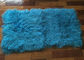 18x 18» θιβετιανό αρνιών γουνών μπλε χρώμα ουρανού κάλυψης μαξιλαριών γουνών μαξιλαριών ενιαίο πλαισιωμένο προμηθευτής