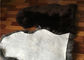 Πραγματική Sheepskin κουβερτών φυσική μακροχρόνια μαύρη κάλυψη δαπέδων γουνών αρνιών μαλλιού μερινός προμηθευτής