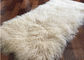Sheepskin κρεβατιών γουνών γενική μογγολική κουβέρτα 60x120cm μπεζ αλεξιπύρωση χρώματος προμηθευτής