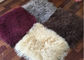Sheepskin κρεβατιών γουνών γενική μογγολική κουβέρτα 60x120cm μπεζ αλεξιπύρωση χρώματος προμηθευτής