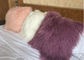 Το θιβετιανό sheepskin γουνών μαξιλαριών προβιών ιώδες πραγματικό μογγολικό κρεβάτι ρίχνει 20 ίντσα προμηθευτής