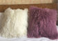 Προσαρμοσμένο μογγολικό Sheepskin χρώματος/μεγέθους διακοσμητικό ρίχνει το μαξιλάρι 1015cm μαλλί προμηθευτής